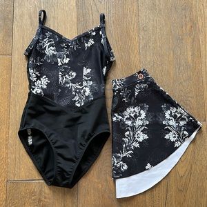 Danse De Paris leotard and matching skirt size 4/Child M